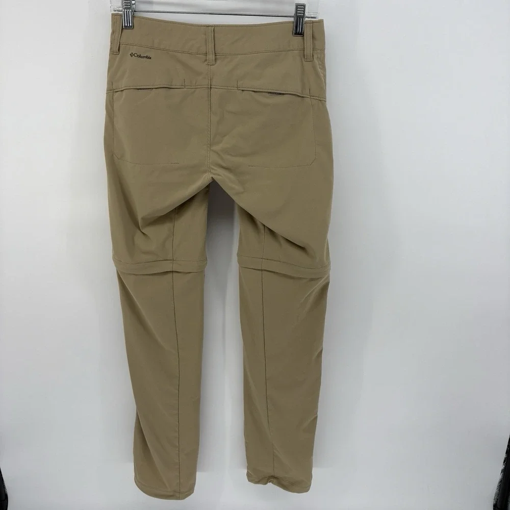 Columbia Omni-Shield Convertible Pants Beige Utility Tech Stretch Women 2 - Picture 7 of 10